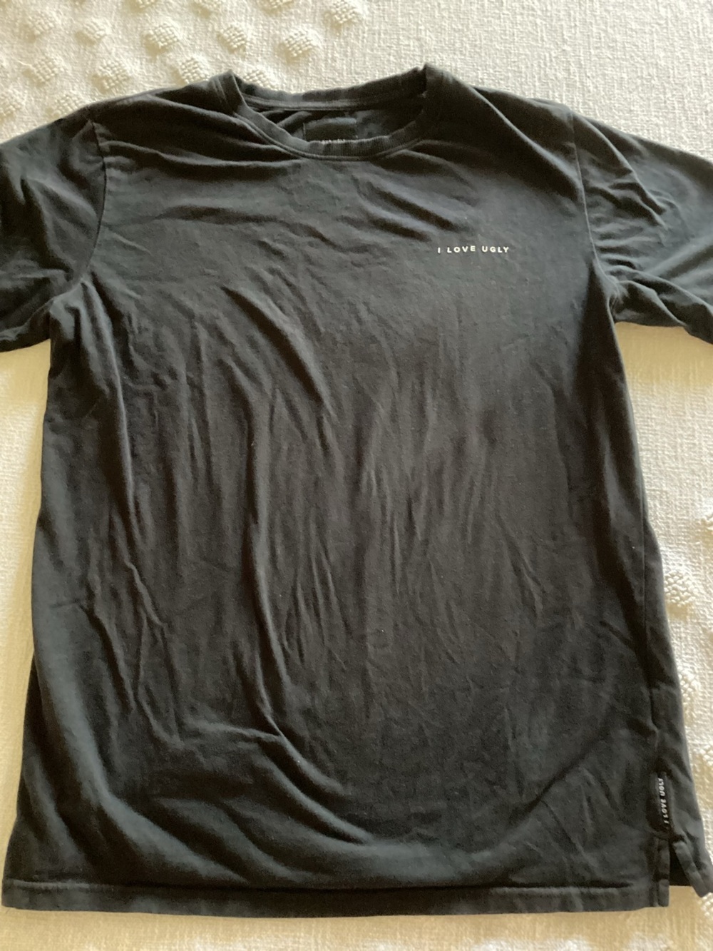 I love ugly Mens t shirt SZ M
J1
